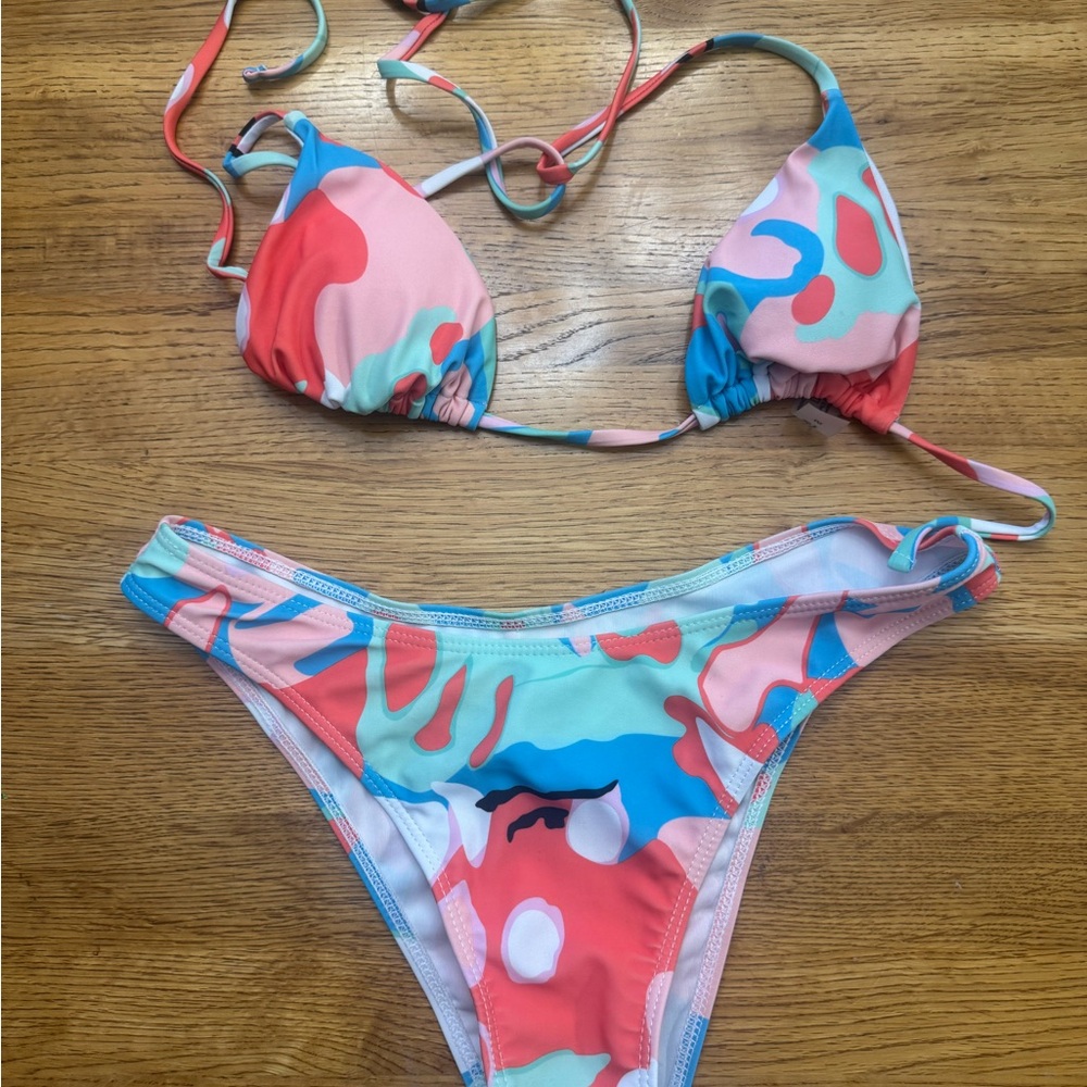 Colorful Abstract Bikini Set